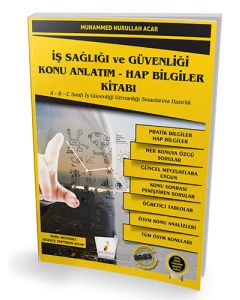 İş Sağlığı ve Güvenliği İSG Konu Anlatım - Hap Bilgiler Kitabı
