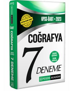 2023 KPSS ÖABT Coğrafya Öğretmenliği 7 Deneme