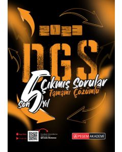 2023 Dgs Tamamı Çözümlü Çıkmış Sorular Son 5 Yıl