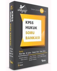 İmtiyaz KPSS Hukuk Soru Bankası 