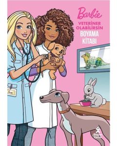 Barbie Veteriner Olabilirsin - Boyama Kitabı