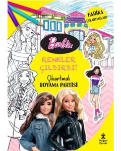 Barbie Renkler Çıldırdı! Çıkartmalı Boyama Partisi