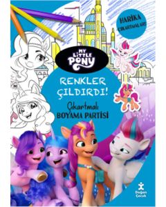 My Little Pony Renkler Çıldırdı! Çıkartmalı Boyama Partisi