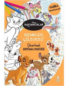 Disney Hayvancıklar - Renkler Çıldırdı! Çıkartmalı Boyama Partisi