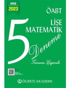 2023 KPSS ÖABT Lise Matematik 5 Deneme