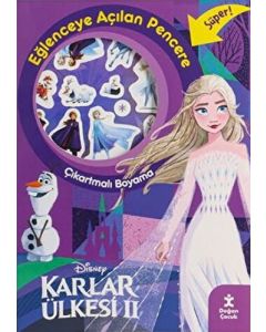 Karlar Ülkesi 2 - Eğlenceye Açılan Pencere Çıkartmalı Boyama Kitabı