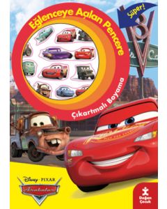 Disney Pixar Arabalar - Eğlenceye Açılan Pencere Çıkartmalı Boyama Kitabı