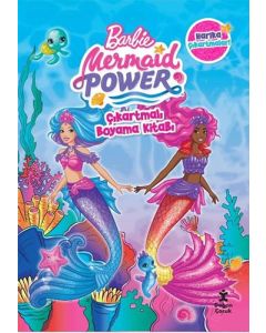 Barbie Mermaid Power Çıkartmalı Boyama Kitabı