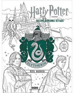 Harry Potter Filmlerinden Resmi Boyama Kitabı - Slytherin Özel Baskısı