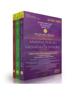 Kanunname - Hakimlik Kod 27 Konu Anlatımı 2023 (Anayasa Hukuku - Vatandaşlık Hukuku)