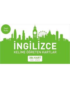 İngilizce Kelime Öğreten Kartlar - Yeşil Kutu - 384 Kart