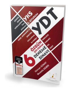 YDT İngilizce Çek Kopar 6 Özgün Deneme Sınavı Dijital Çözümlü