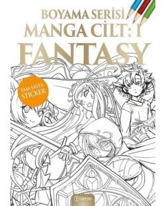 Manga Boyama Cilt 1 - Fantasy