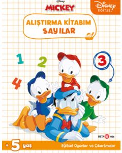Disney Eğitsel Çıkartmalı Alıştırma Kitabım - Sayılar