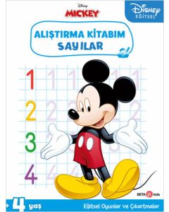 Disney Eğitsel Çıkartmalı Mickey Alıştırma Kitabım - Sayılar