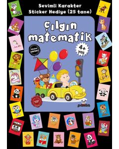 Stickerlı 4+ Yaş Çılgın Matematik