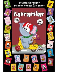 Stickerlı 3+ Yaş Kavramlar