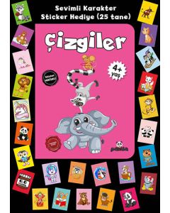 Stickerlı 4+ Yaş Çizgiler