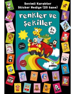 Stickerlı 3+ Yaş Renkler ve Şekiller