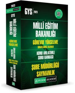2023 MEB Görevde Yükselme Sınavlarına Hazırlık Konu Anlatımlı Soru Bankası Şube Müdürlüğü-Saymanlık