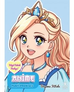 Anime Mavi Prenses Boyama Kitabı