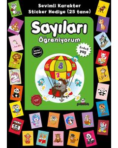 Stickerlı 3+4+5 Yaş Sayıları Öğreniyorum