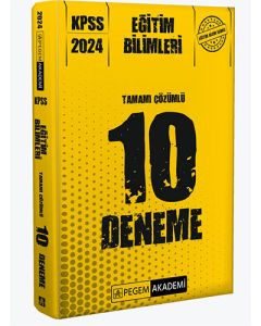 2024 KPSS Eğitim Bilimleri Tamamı Çözümlü 10 Deneme