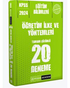 2024 KPSS Eğitim Bilimleri Öğretim İlke ve Yöntemleri 20 Deneme