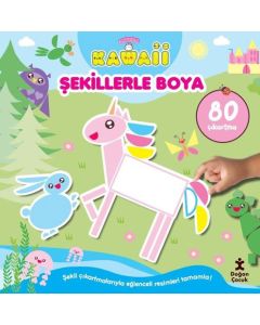 Sevimliler Kawaii - Şekillerle Boya - 80 Çıkartma