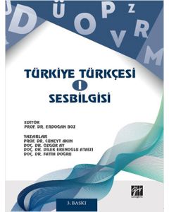 Türkiye Türkçesi 1 - Ses Bilgisi