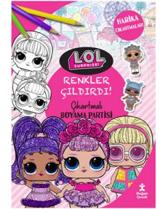 Renkler Çıldırdı! - Lol Surprise! Çıkartmalı Boyama Partisi