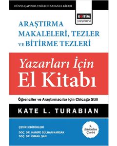 Araştırma Makaleleri  Tezler Ve Bitirme Tezleri Yazarları İçin El Kitabı 