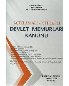 Açıklamalı İçtihatlı Devlet Memurları Kanunu (Ciltli)