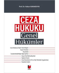 Ceza Hukuku Genel Hükümler