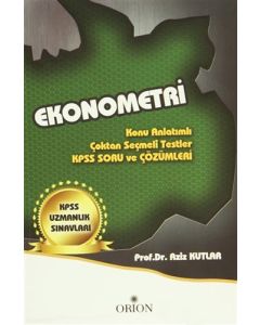 Ekonometri (KPSS Uzmanlık Sınavları)