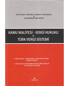 Kamu Maliyesi - Vergi Hukuku ve Türk Vergi Sistemi