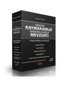 Senatör Kaymakamlık Sınavına Hazırlık Mevzuatı