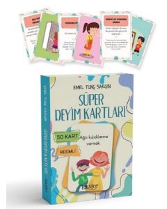Süper Deyim Kartları - Resimli 50 Kart