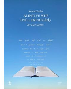 Alıntı ve Atıf Usullerine Giriş - Bir Ders Kitabı 