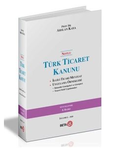 Notlu Türk Ticaret Kanunu ( Ciltli )