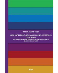 6098 Sayılı Borçlar Kanunu Genel Hükümler