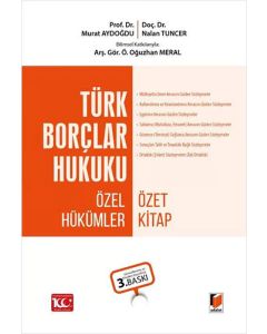 Türk Borçlar Hukuku Özel Hükümler - Özet Kitap (Ciltli)