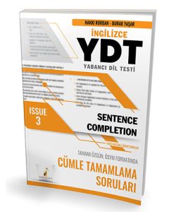 YDT İngilizce Sentence Completion Issue 3