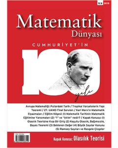 Matematik Dünyası Dergisi Sayı:118