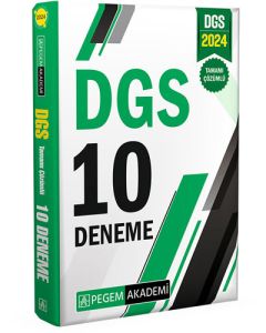 2024 DGS Tamamı Çözümlü 10 Deneme