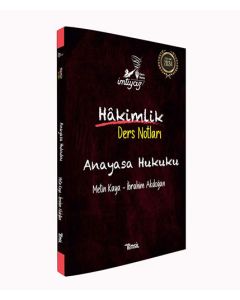 İmtiyaz Hakimlik Ders Notları Anayasa Hukuku