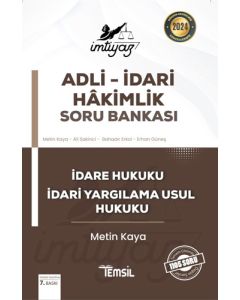 İmtiyaz - Adli-İdari Hâkimlik-İdare Hukuku-İdari Yargılama Usul Hukuku Soru Bankası