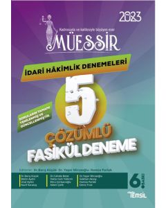 Müessir İdari Hakimlik Denemeleri - Çözümlü 2023