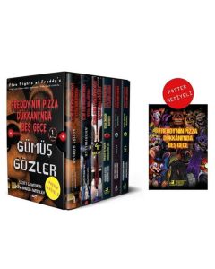 Freddy Pizza Dükkanı Seti - 6 Kitap Takım (Poster Hediyeli)