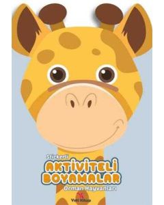  Stickerli Aktiviteli Boyamalar